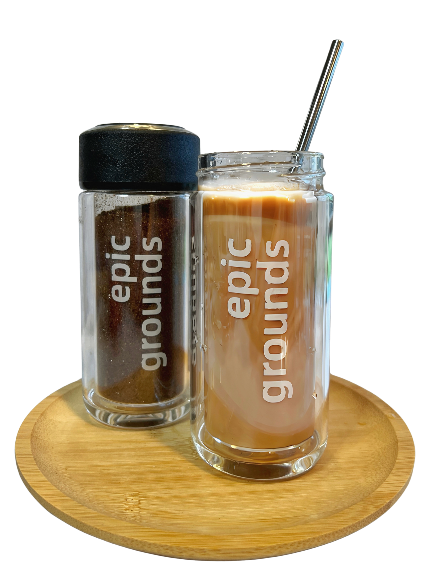 Epic Premium Coffee in Glass Tumbler 1 Pack