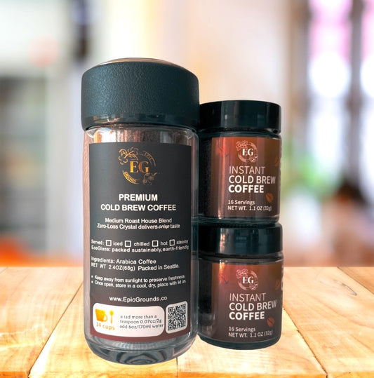 mama + 2 mini  Coffee, Epic Tumbler & EG Jar Pack of 3